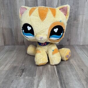 Littlest Pet Shop VIP Orange Kitty Plush  65059 Toys R US Exclusive 9"